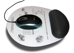 Standardmousepad mit Gelenkstütze