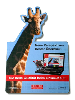 Mousepads in Sonderform und Übergröße